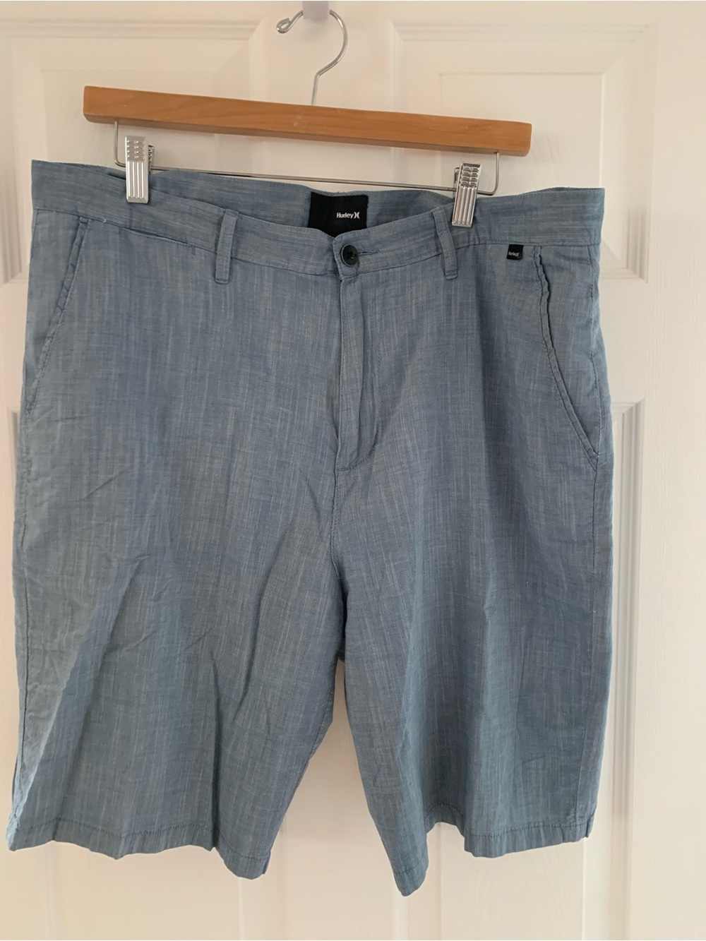 Hurley Light Blue Men's Casual Shorts
